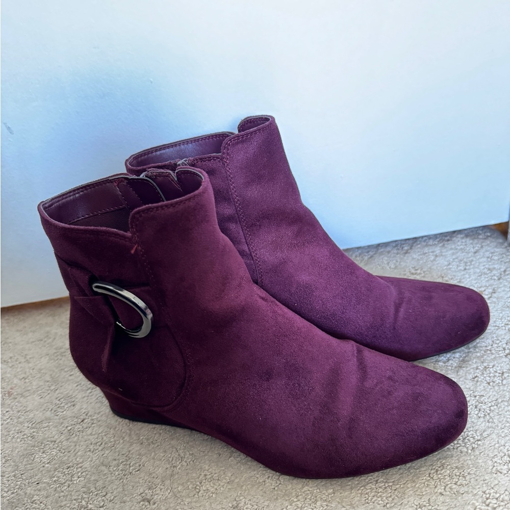 Impo Women's Burgundy Ankle Boots